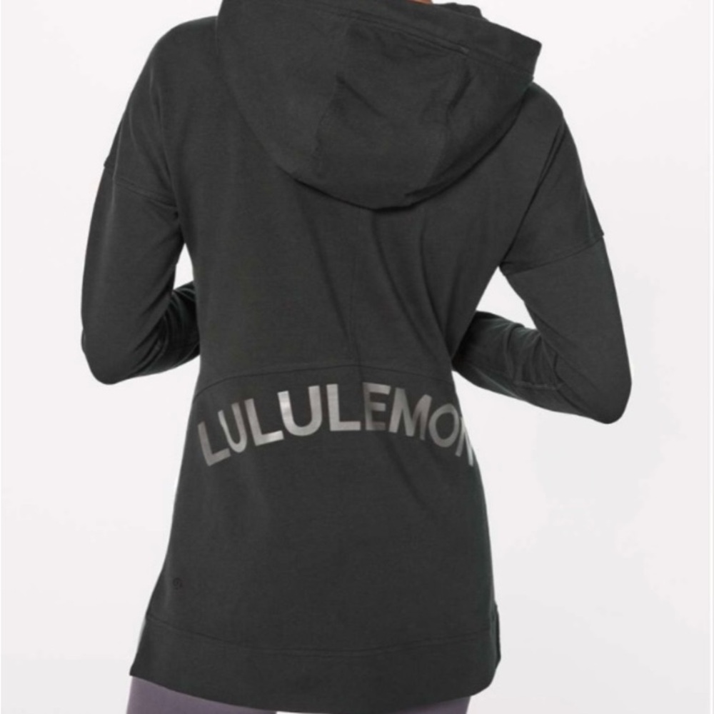 lululemon athletica Cut Above Hoodie Long Sleeve Top Dark Gray Size 4